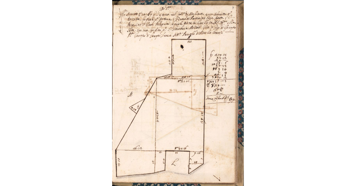 [Appezzamento di terreno tenuto a livello da Domenico di Andrea Danesi nella comunità di Marliana]