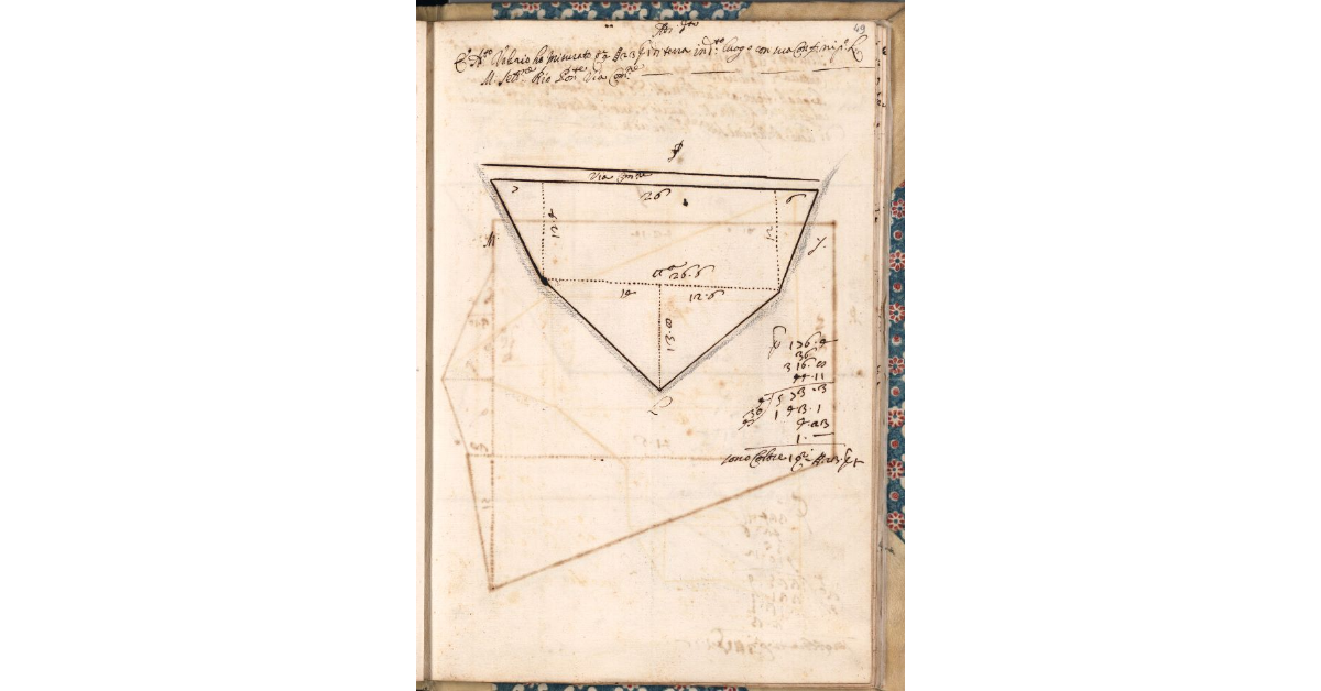 [Appezzamento di terreno tenuto a livello da Valerio di Cesare Pellegrini nella comunità di Marliana]