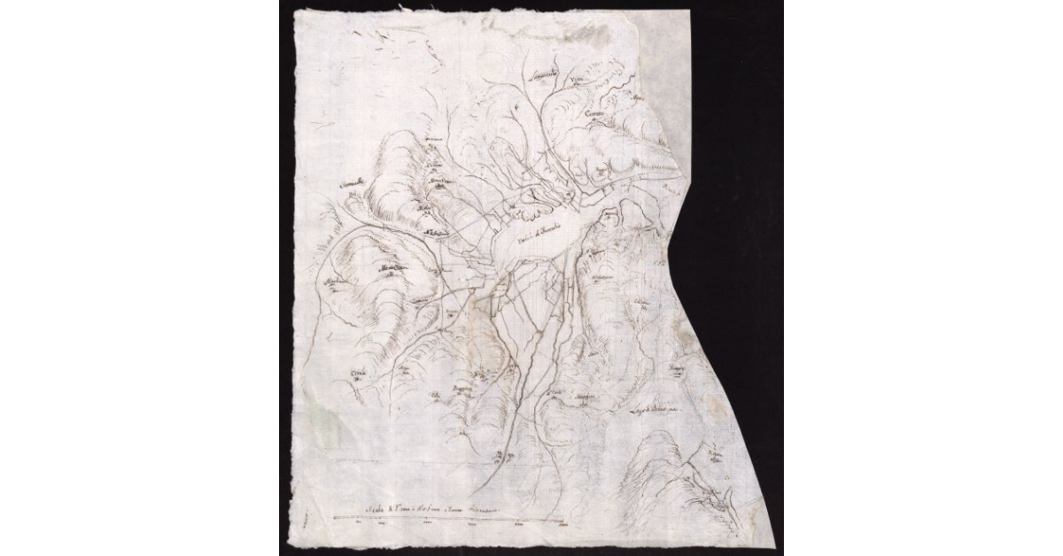 [Carta schematica della Valdinievole]