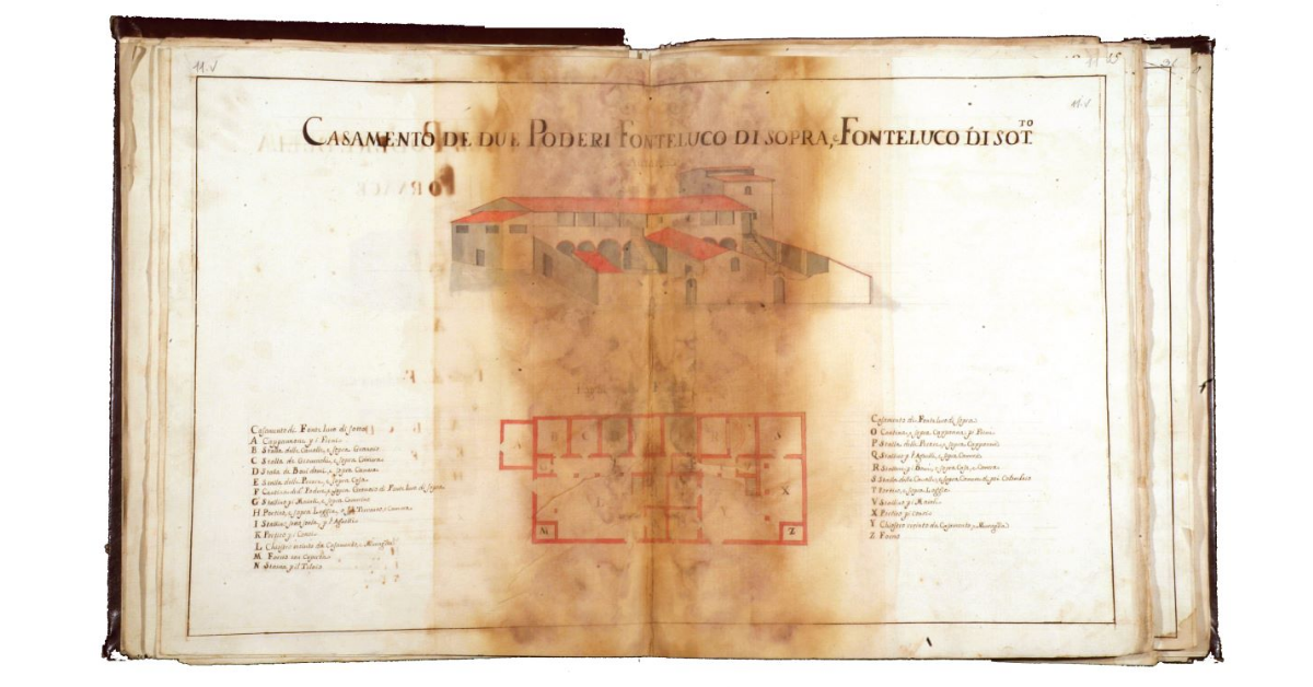 Casamento de due poderi Fonteluco di Sopra e Fonteluco di Sotto