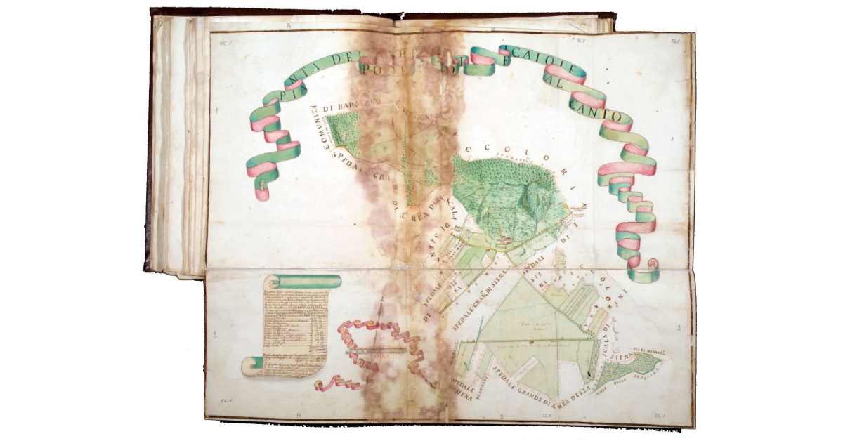 Pianta del podere di Ficaiole al Canto