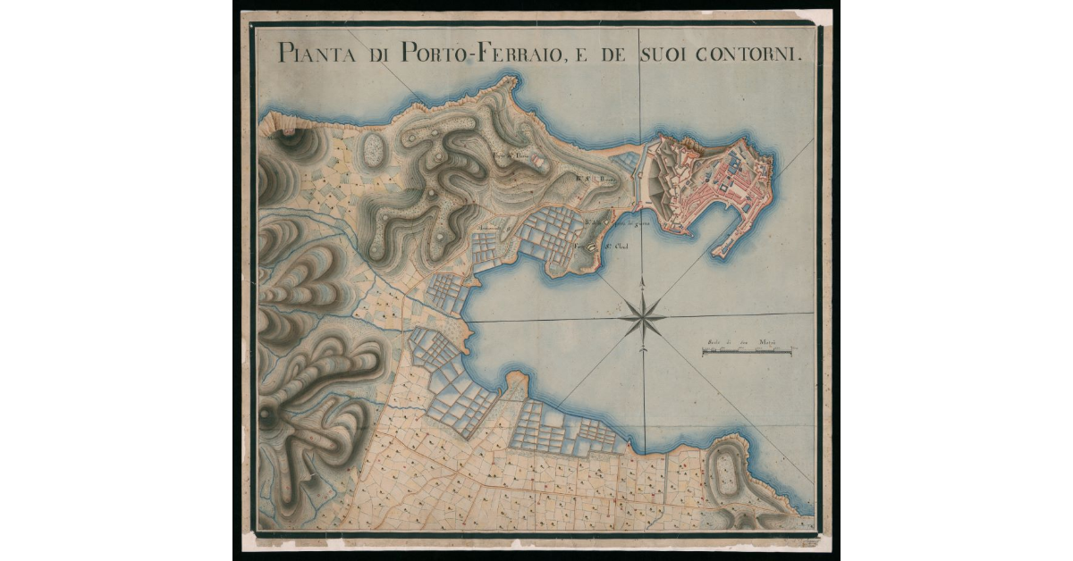 Pianta di Porto Ferraio e de suoi contorni