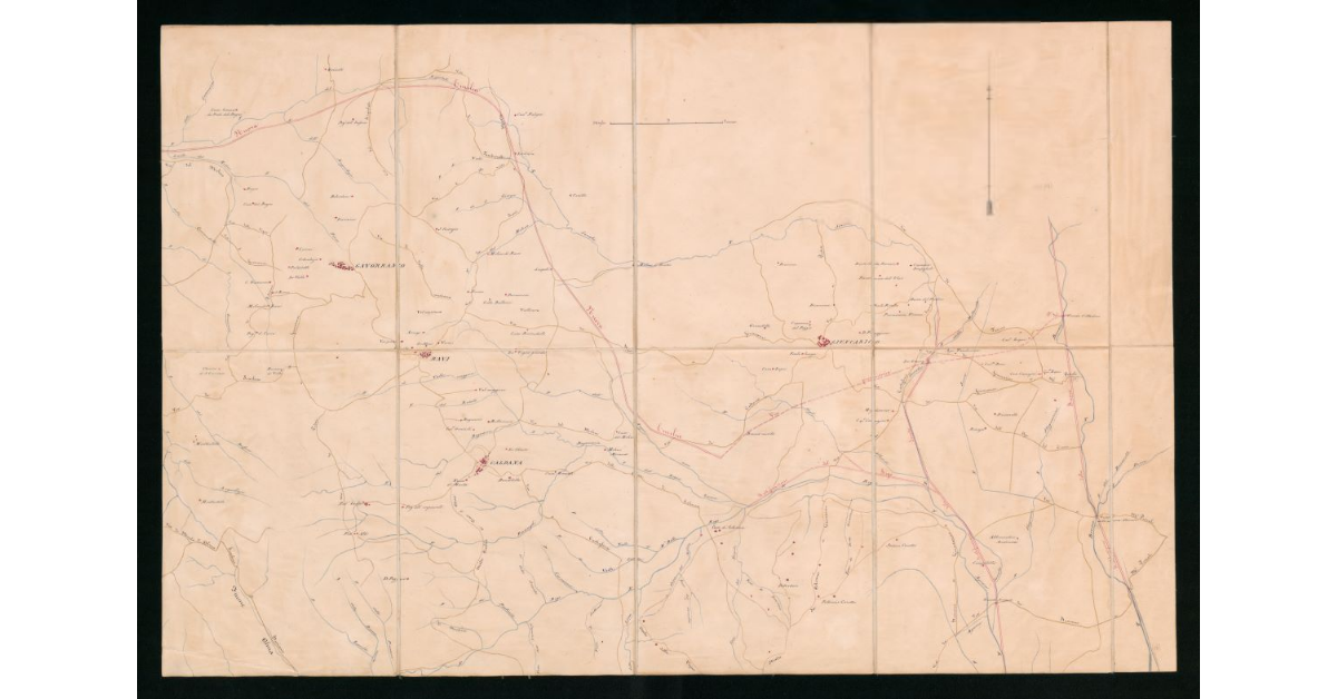 [Pianta del territorio di Gavorrano e Giuncarico]