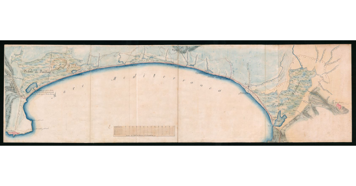 [Carta topografica del litorale toscano da Piombino al promontorio di Portiglioni]