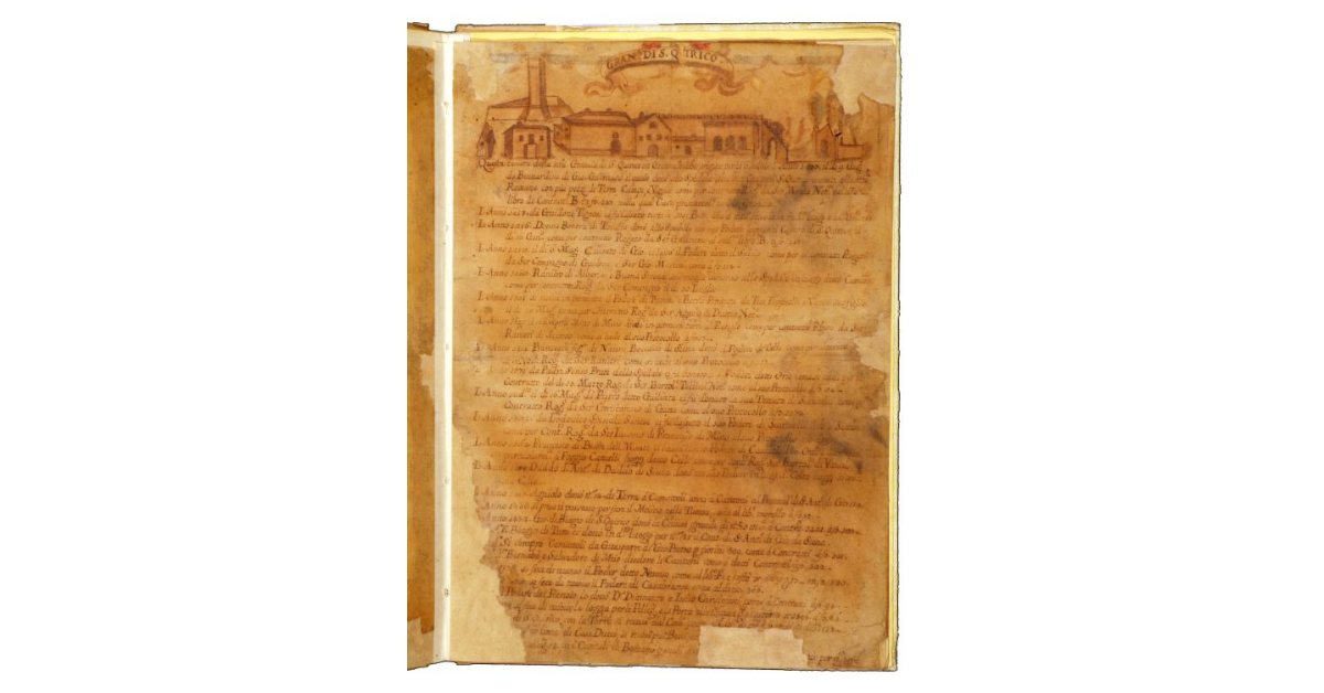 [Veduta della grancia di San Quirico]