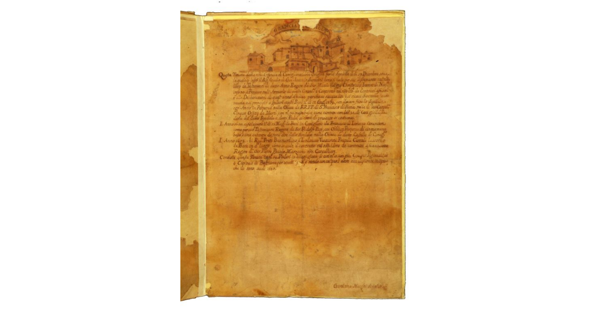 [Veduta della grancia di Camigliano]