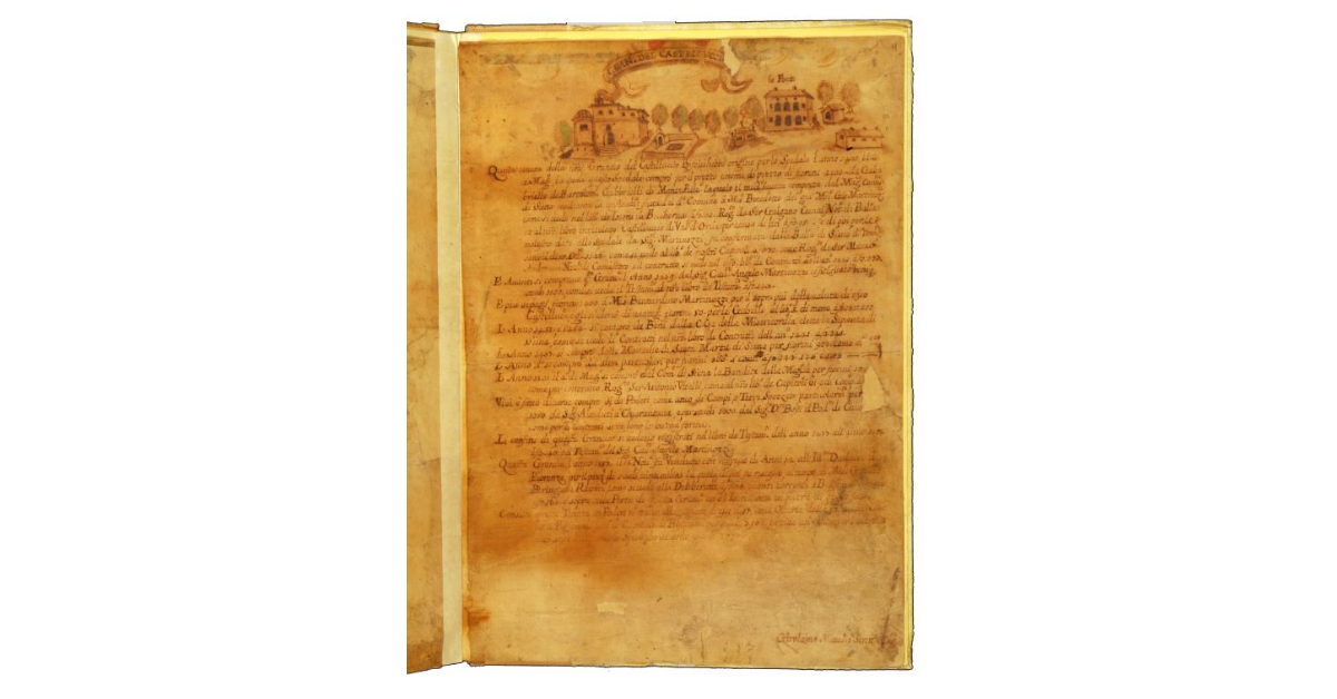 [Veduta della grancia di Castelluccio]