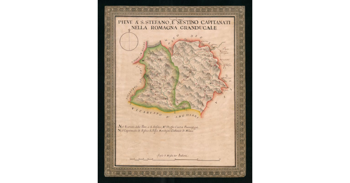 Tav.7 - Pieve S.Stefano e Sestino Capitanati nella Romagna Granducale