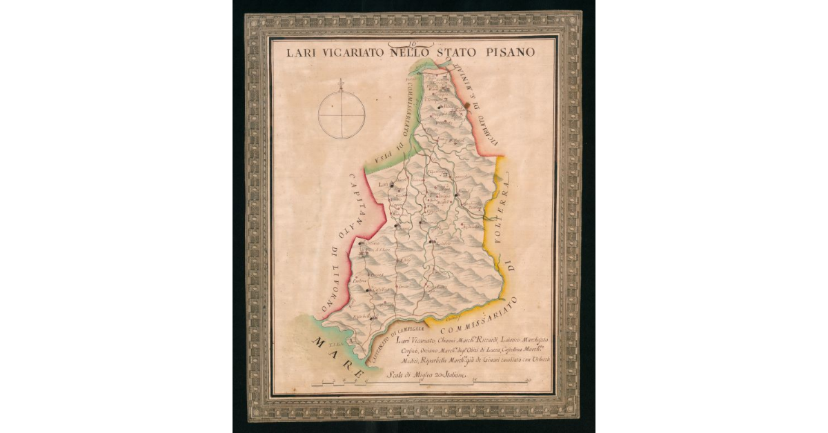 Tav.16 – Lari Vicariato nello Stato Pisano