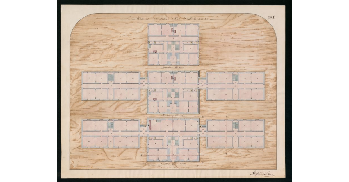 Tav.I – Pianta Generale dello Stabilimento