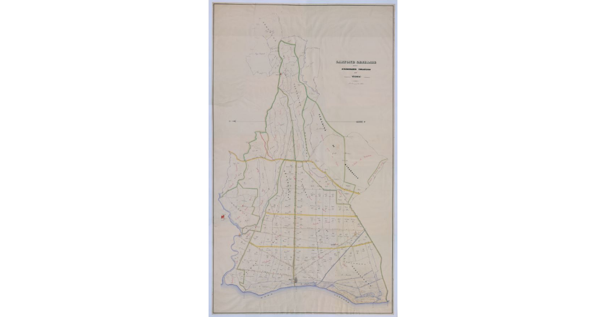 Cartone Generale del Circondario Idraulico di Vada