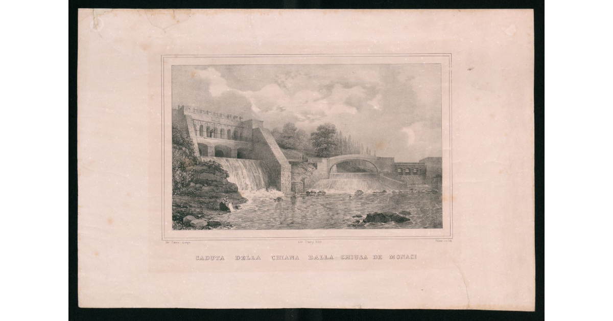 Caduta della Chiana dalla Chiusa de Monaci