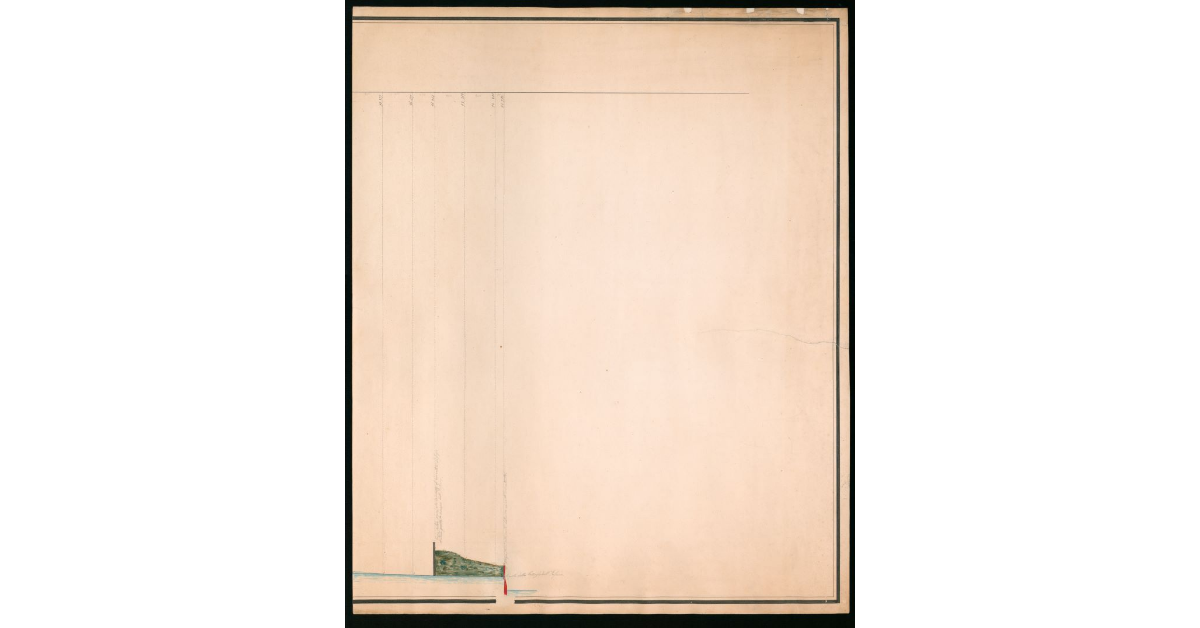 [Carta particolare raffigurante il profilo altimetrico di un tratto del fiume Arno]