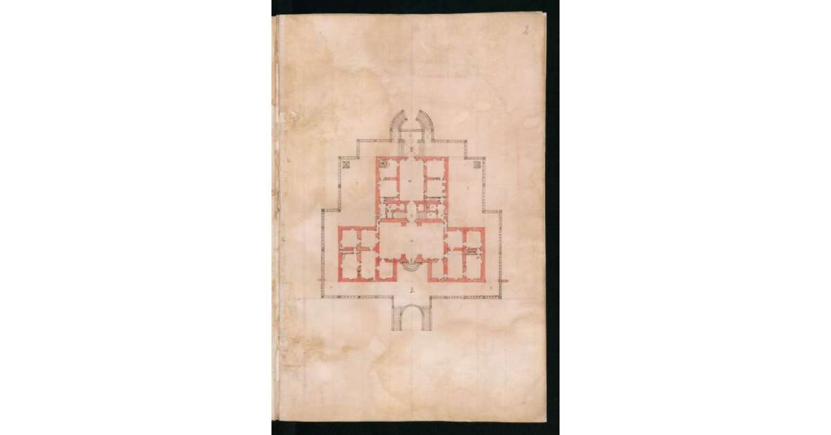 [Pianta del primo piano del palazzo di Pratolino di S.A.S]