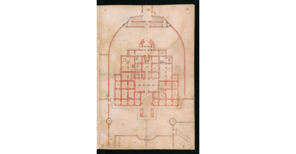 [Pianta del piano terreno del palazzo di Pratolino di S.A.S]