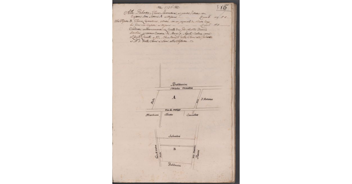 [Appezzamenti di terreno situati alla Galeotta]