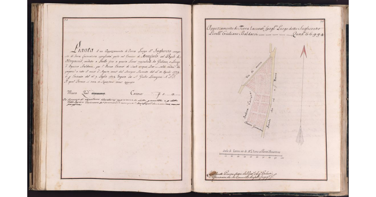 [Appezzamento di terreno lavorativo situato in località Sughereto nel comune di Montecarlo]