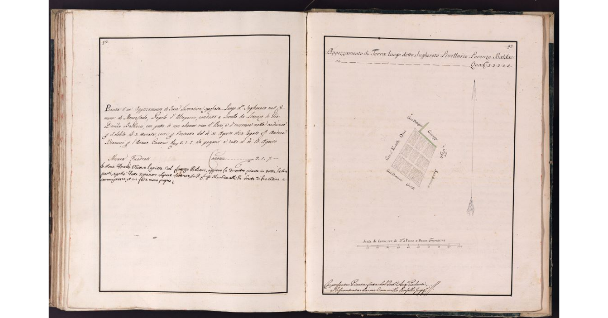 [Appezzamento di terra in località Sughereto nel comune di Montecarlo]