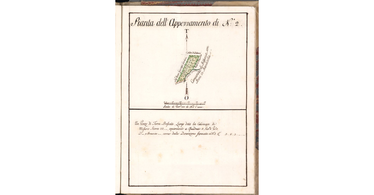 Pianta dell'Appezzamento di N. 2