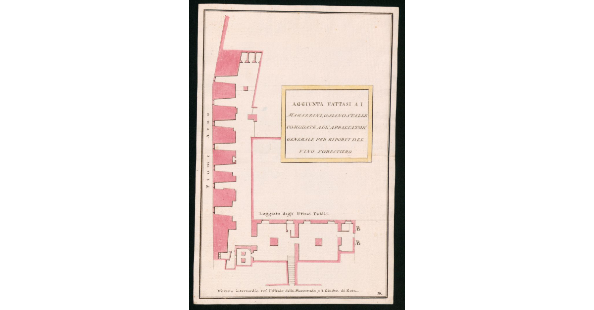 Aggiunta fatta ai magazzini o siano stalle comodate all appaltator generale per riporvi del vino forestiero