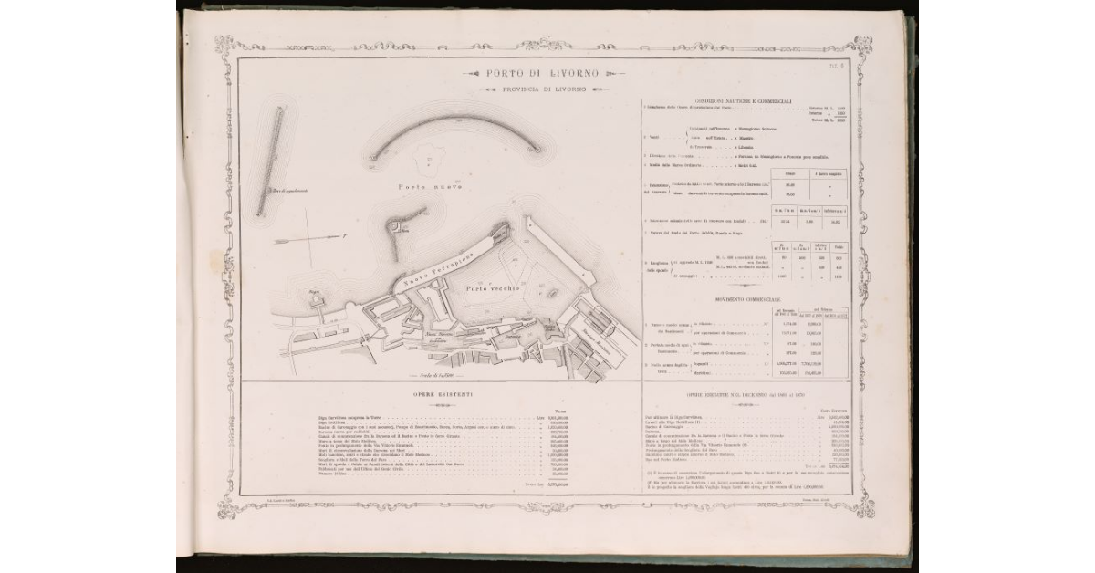 Porto di Livorno. In provincia di Livorno