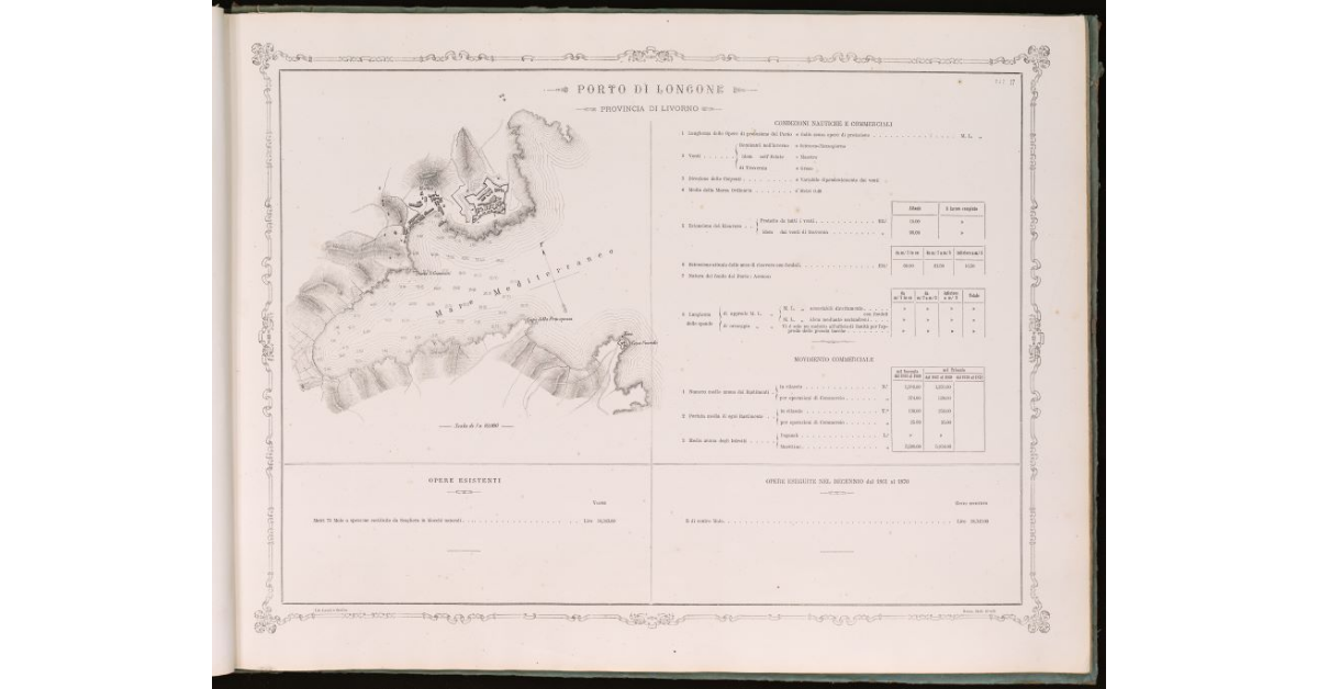 Porto di Longone [oggi Porto Azzurro]. In provincia di Livorno