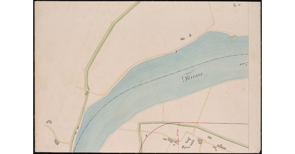 [Tavola VI Ansa del fiume Arno presso Ripoli]