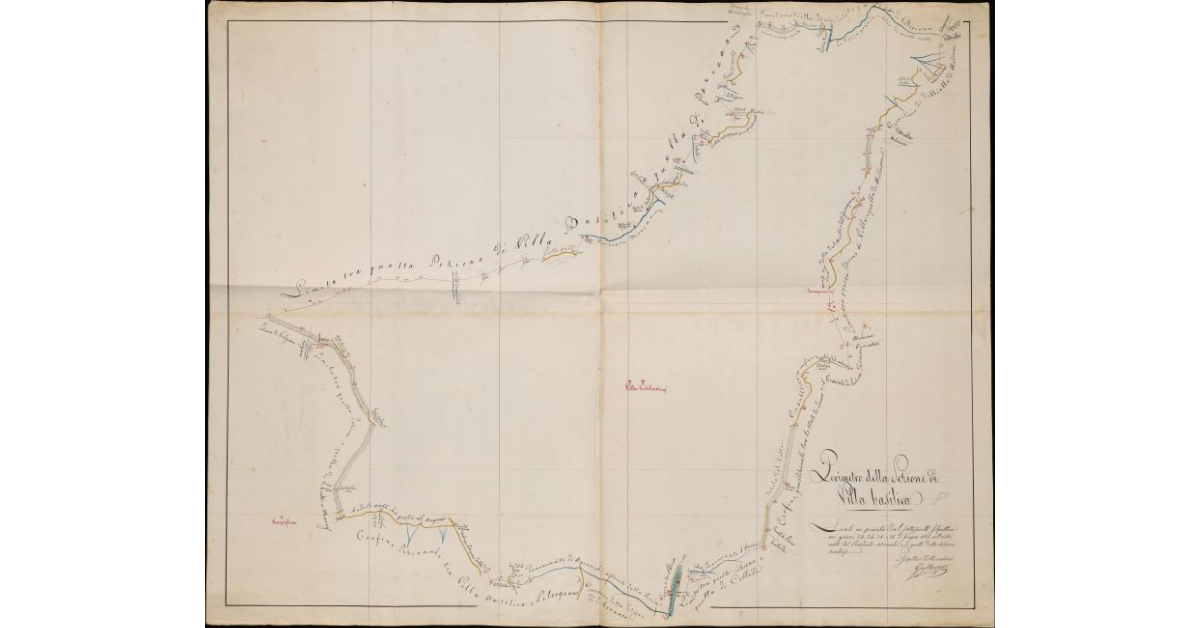 Perimetro della sezione di Villa Basilica
