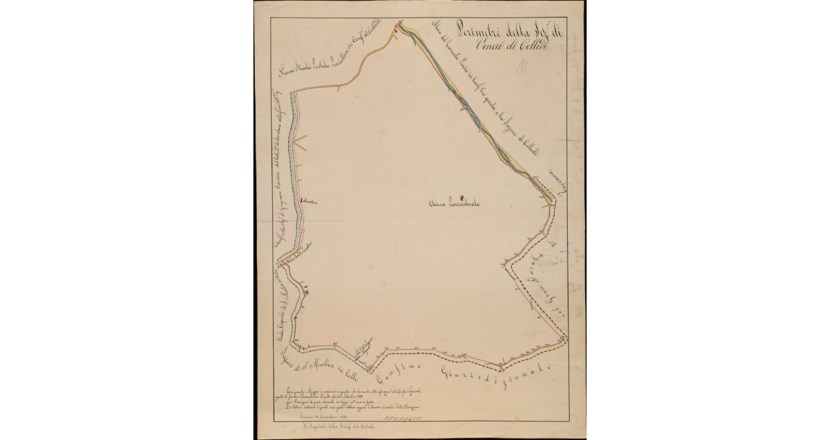 Perimetro della sezione di Veneri di Collodi