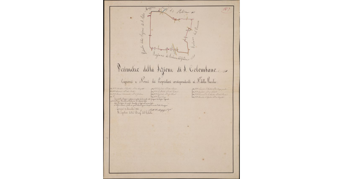 Perimetro della sezione di S. Colombano (contrada)