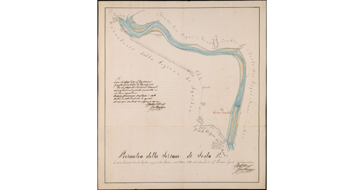 Perimetro della Comunità di Lucca. Sezione di Moriano (Sesto)