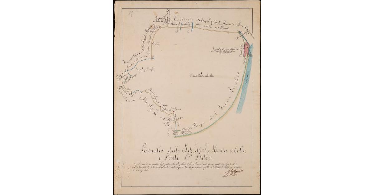 Perimetro della sezione di S. Maria a Colle