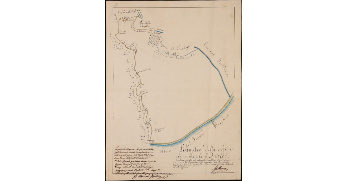 Perimetro della sezione di Monte S. Quirico