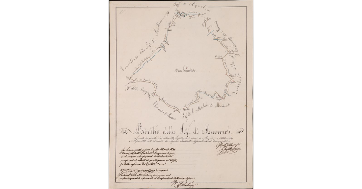 Perimetro della Sezione di Mammoli. Comunità di Lucca