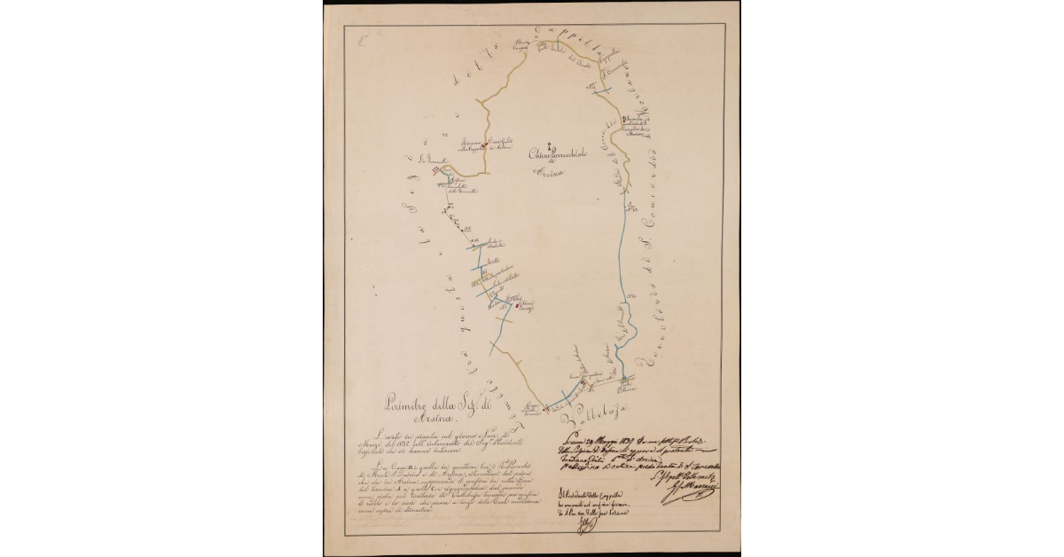 Perimetro della sezione di Arsina