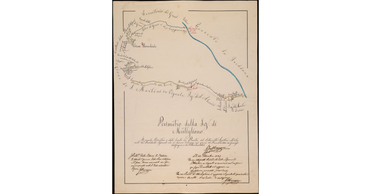 Perimetro della sezione di Mutigliano