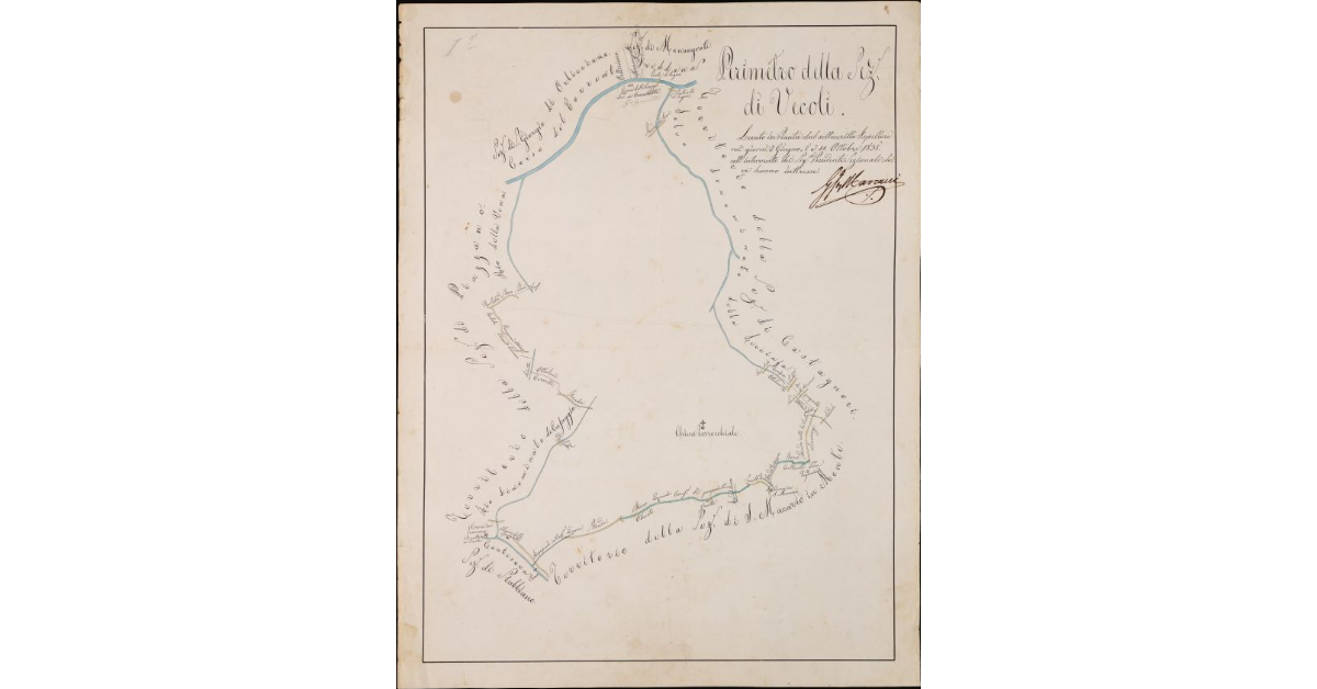 Perimetro della sezione di Vecoli