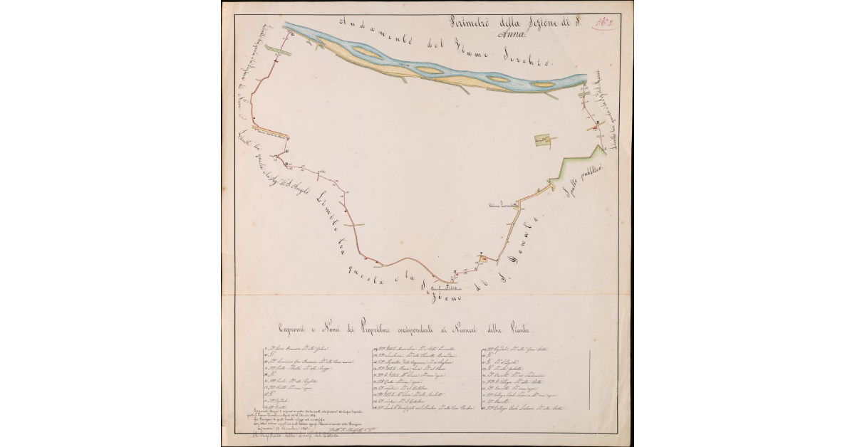 Perimetro della sezione di S. Anna Comunità di Lucca