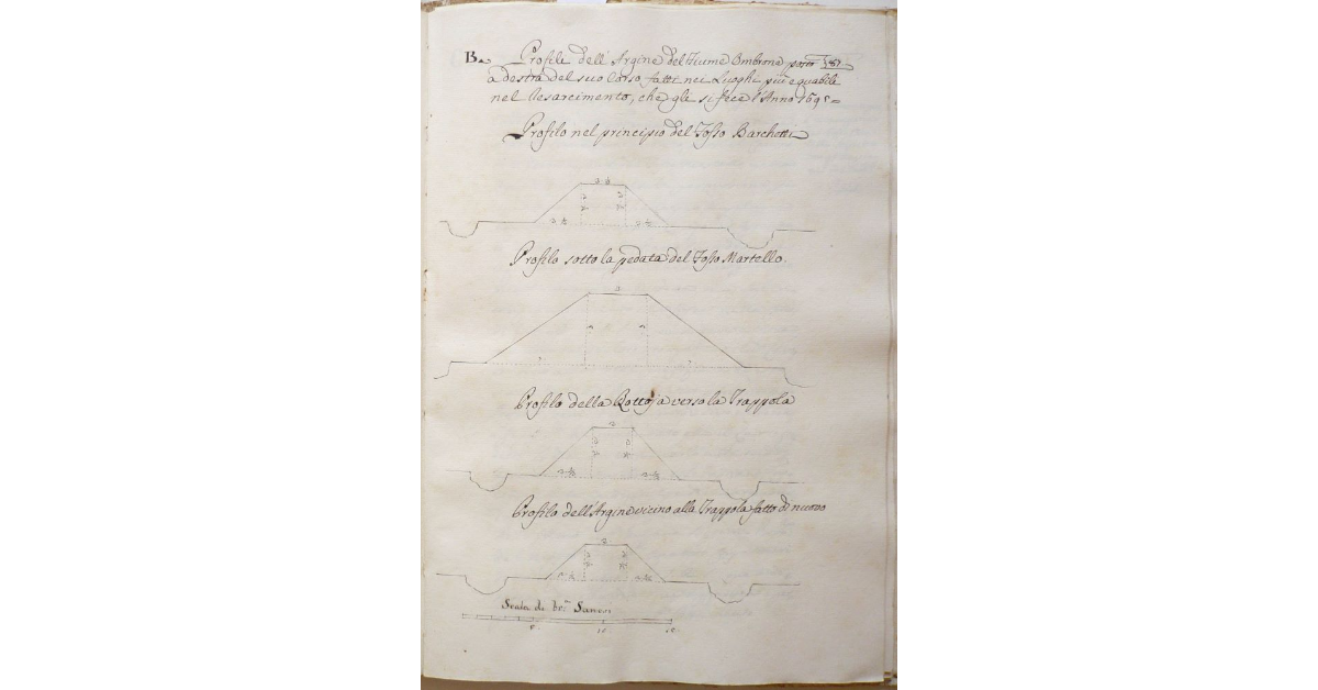 [Profili dell'Argine del Fiume Ombrone]