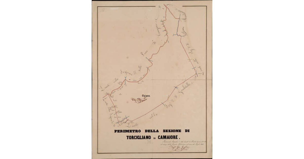 Perimetro della sezione di Torcigliano di Camaiore